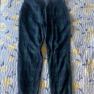 Jcrew plaid trousers